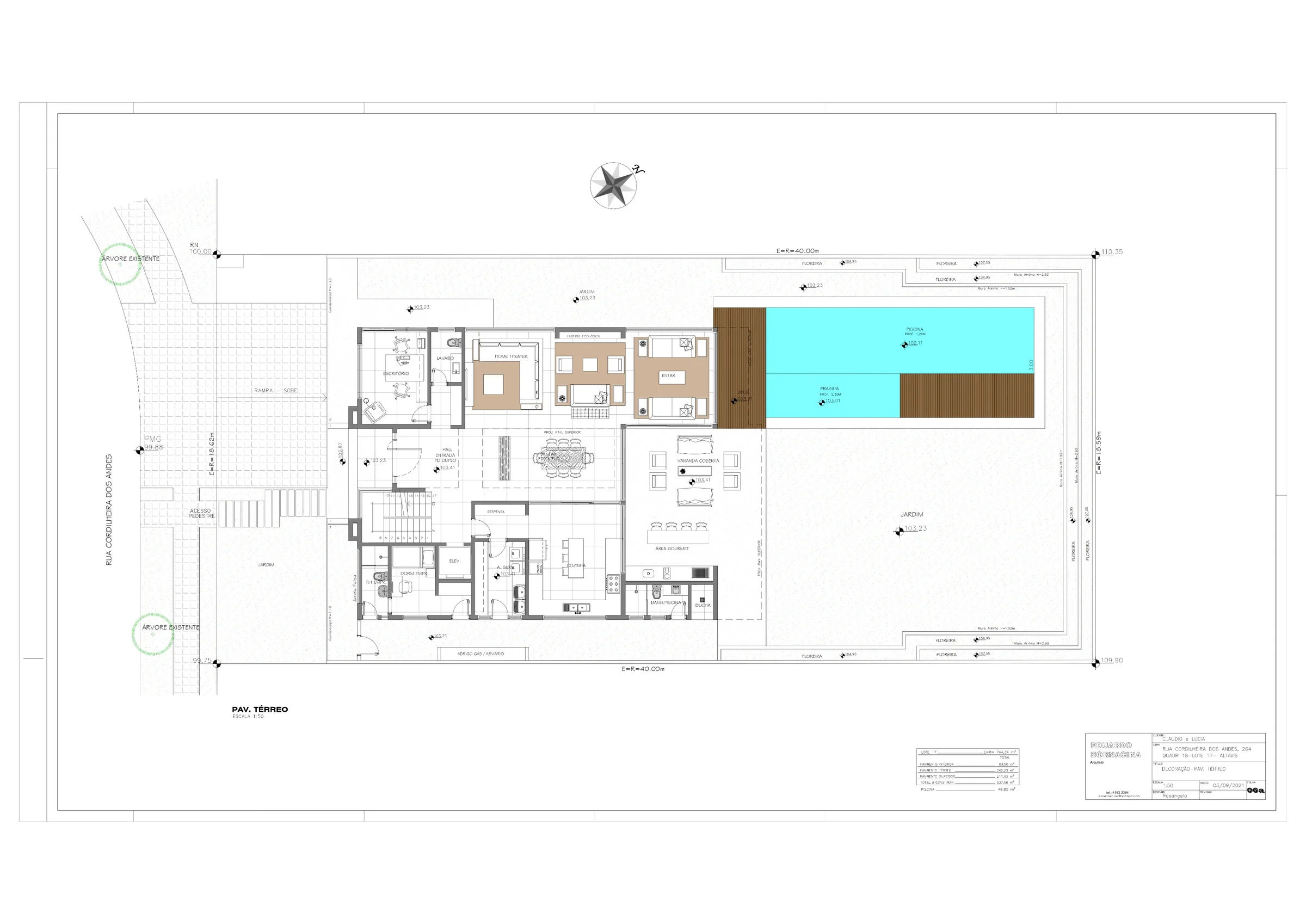 Planta do Pavimento Térreo — Altavis